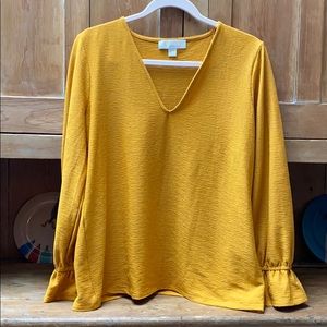 Michael Kors golden blouse